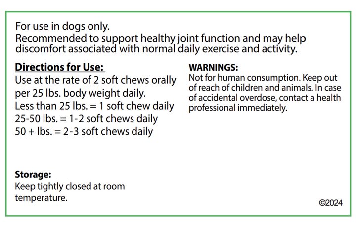 A2. Canine Multivitamin Soft Chew