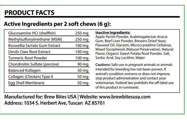 A2. Hip and Joint Treatment Soft Chews